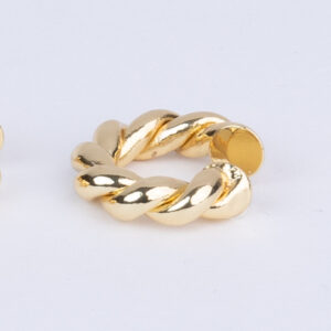Twist Cuff-Golden