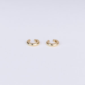 Plain Solid Ball Cuff-Golden